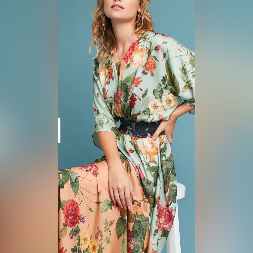 Farm Rio Marilla Maxi floral dress. Size XS.